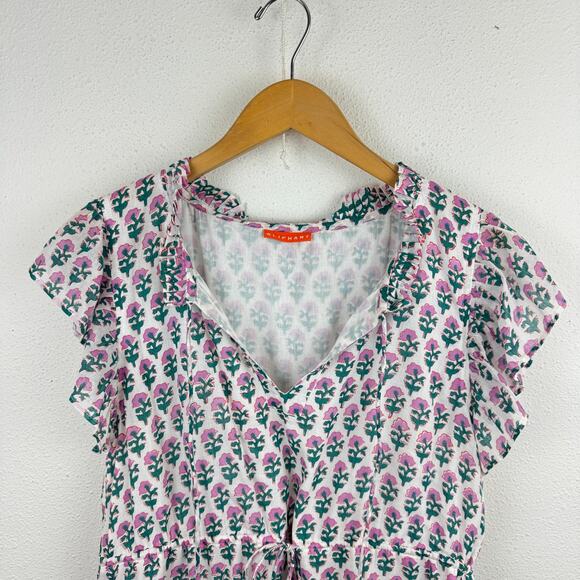 Oliphant Ruffle Hem Mini Dress - Picture 2 of 6